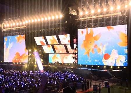 2019五月天巡回演唱會(huì)LED舞臺(tái)租賃屏項(xiàng)目